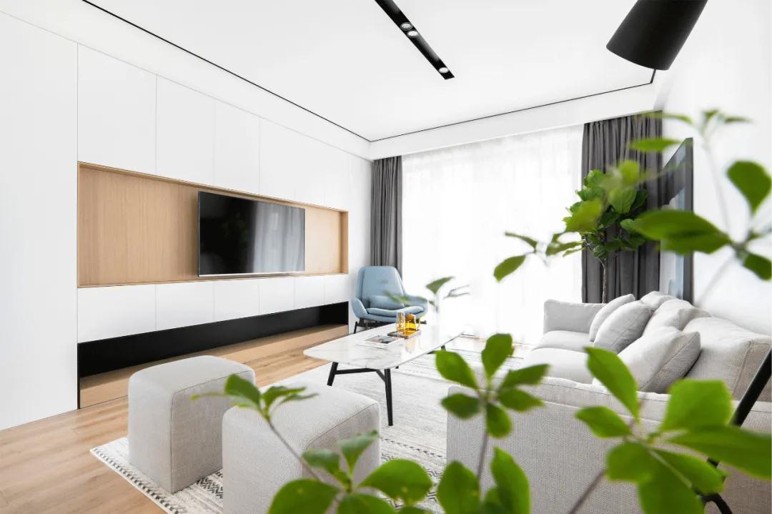 極簡白+原木 ▏美出新高度，上海裝修設計賦予空間獨特樣式